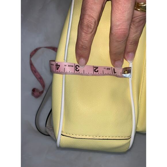 Nine West Women's Yellow Dome Backpack‎ with Adjustable Straps - Picture 6 of 6